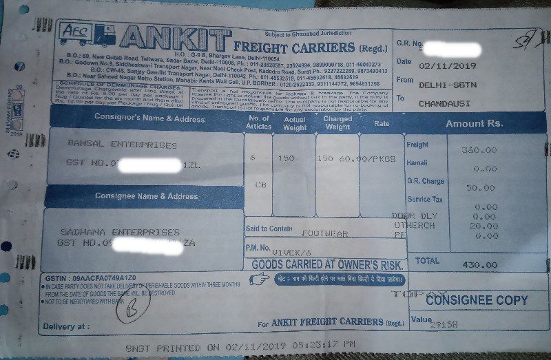 Ankit Fright Carriers/ Parvesh Transport - Transport || Sanjay Gandhi