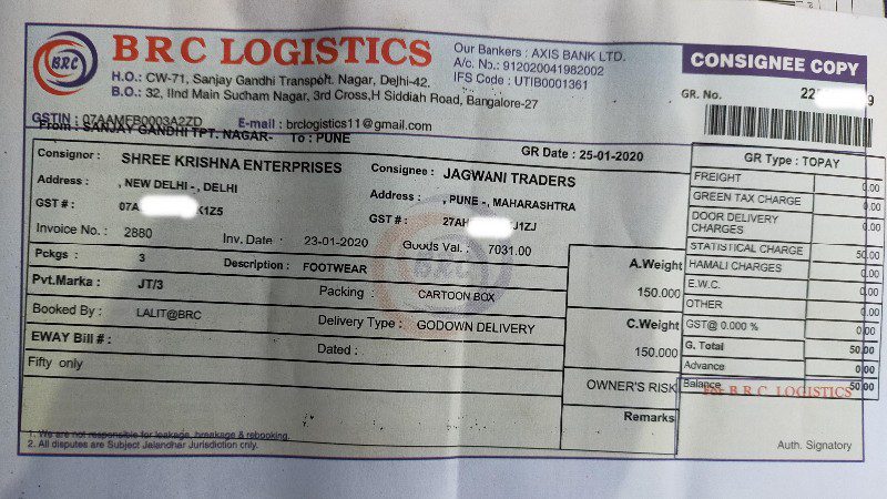 BRC Logistics - BRC Transport - Transport || Sanjay Gandhi