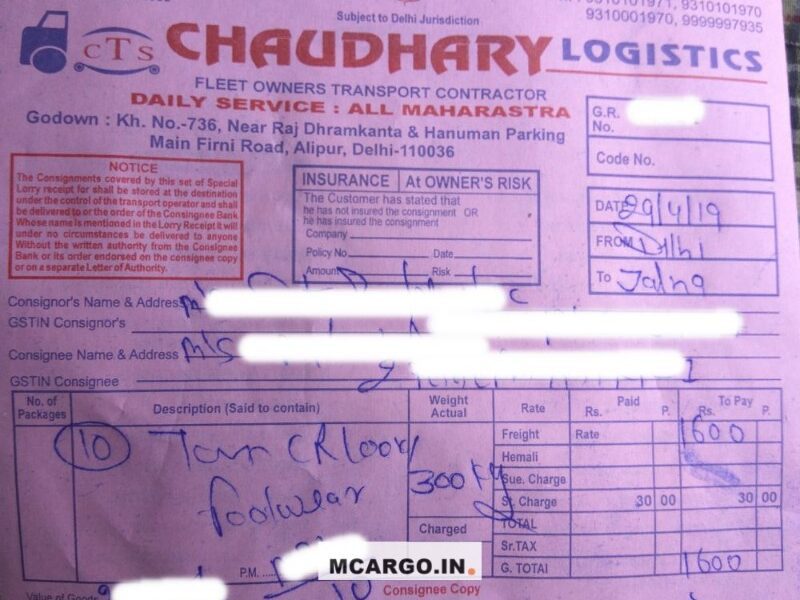 CHAUDHARY LOGISTICS (CTS) - Transport || Alipur
