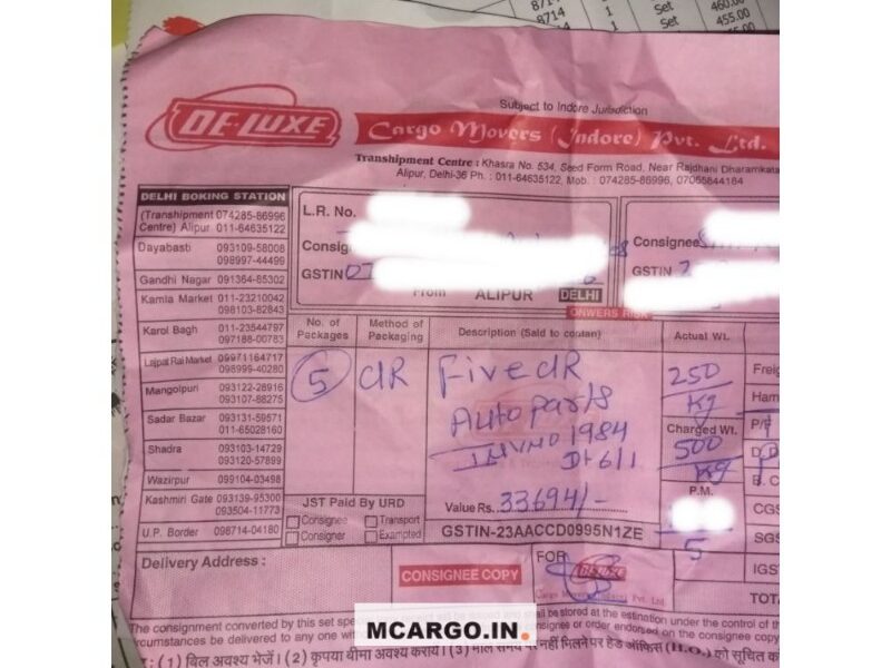 Delux Cargo (Indore) - Transport || Alipur