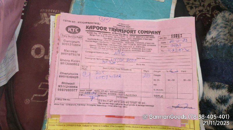 Kapoor Transport Company - KTC - Transport || Swaroop Nagar