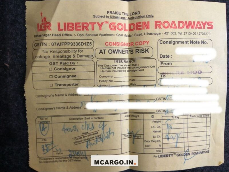 Liberty Golden Roadways - Transport || Khera Kalan