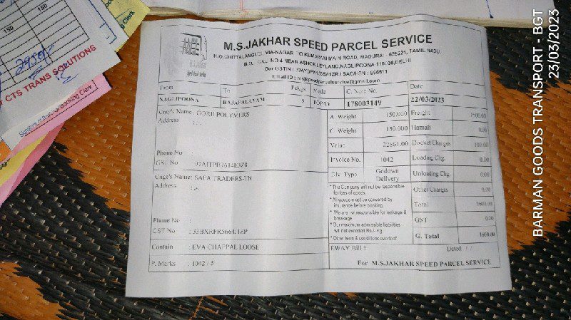 M S Jakhar Speed Parcel Service - Transport || Budhpur