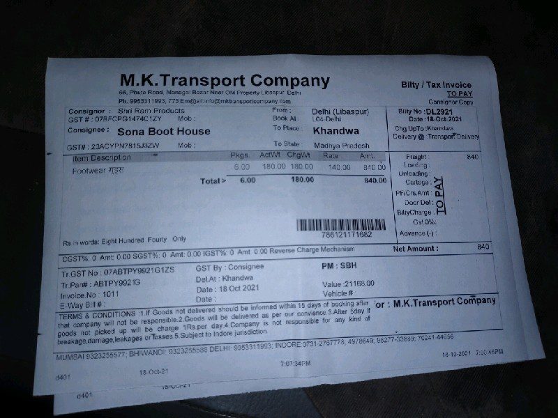 MK Transport - Transport || Libaspur