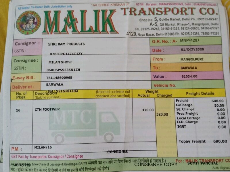 Malik Transport Company - Transport || Mangolpuri