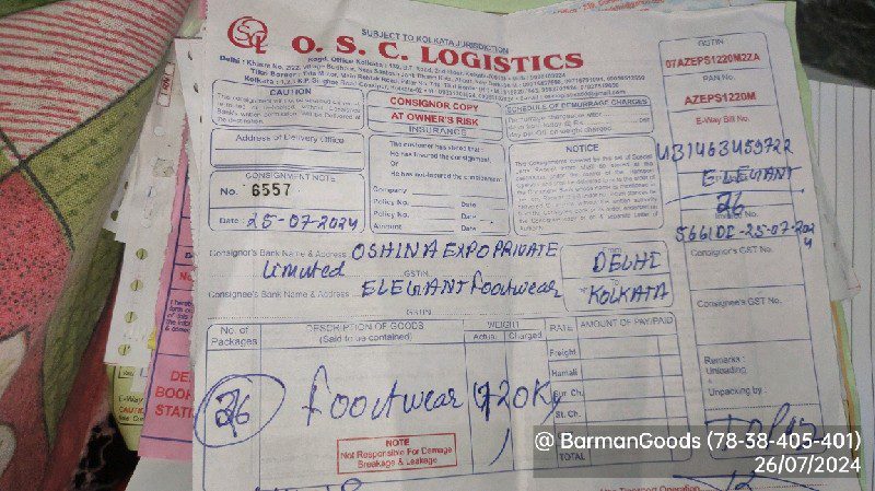 OSC LOGISTICS - Transport || Alipur