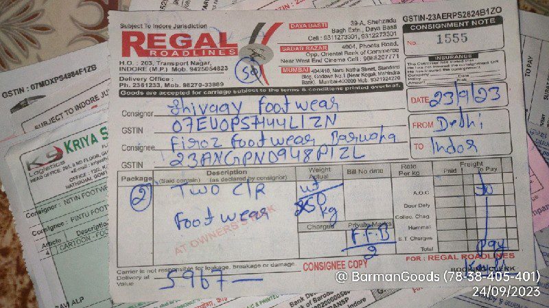 Regal Roadlines - Transport || Nangli Poona