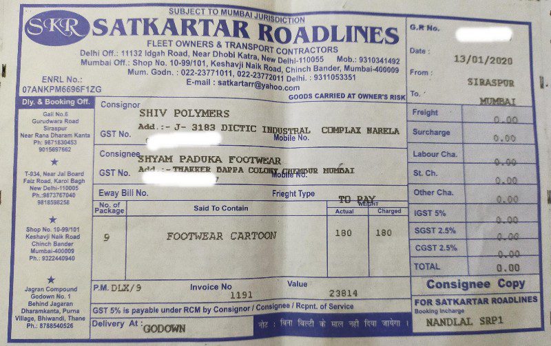 Satkartar Roadlines - Transport || Khera Kalan