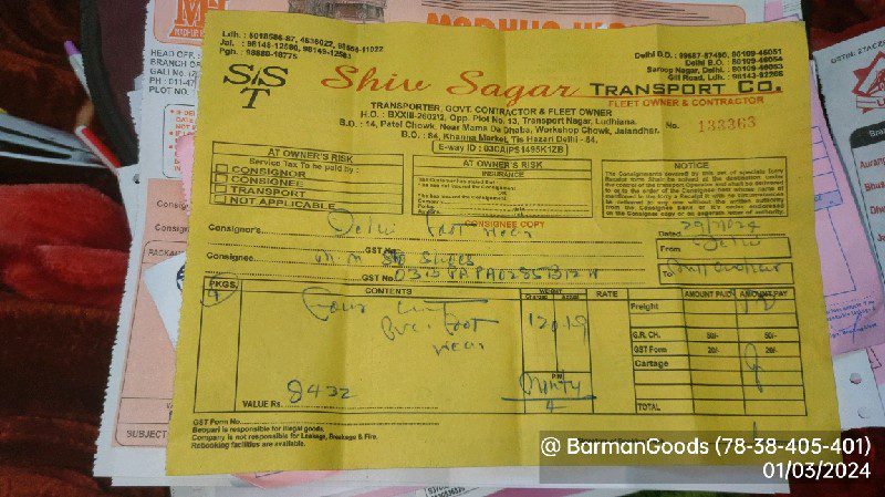 Shiv Sagar Transport Co. - Transport || Swaroop Nagar