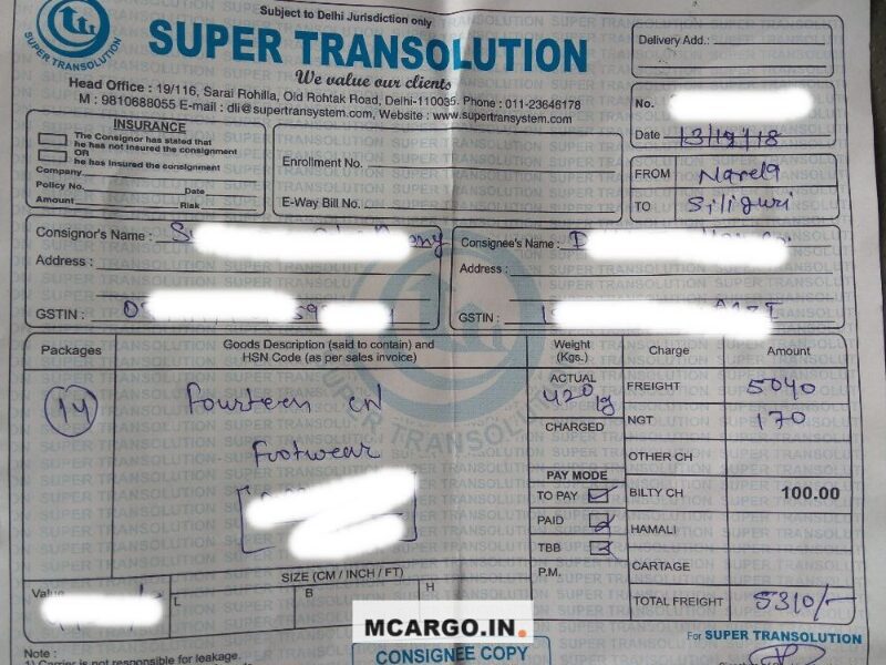 Super Transolution - Transport || Narela