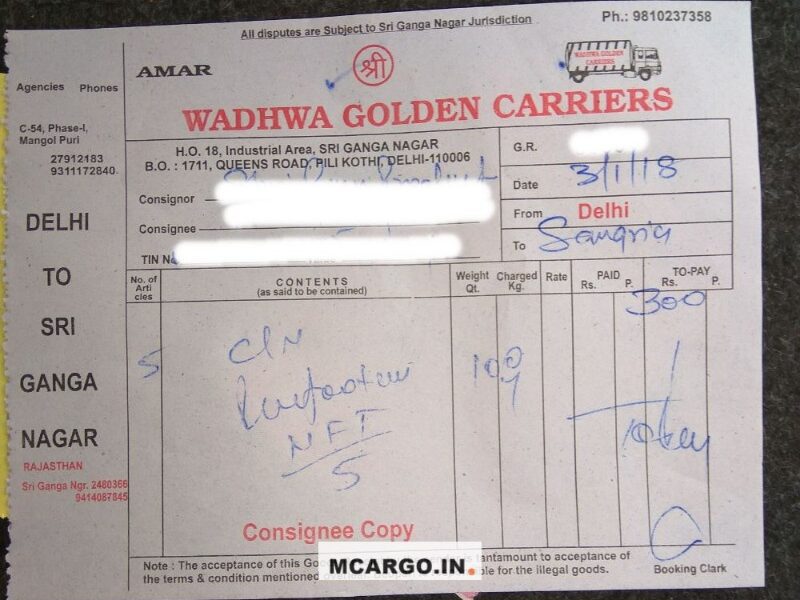 Wadhwa Golden Carriers - Transport || Mangolpuri